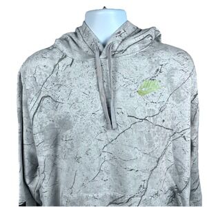 Nike Marble Y2K Vintage Hoodie Sweatshirt Streetwear Athletic Pullover‎ XXL